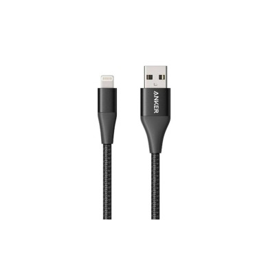 Cable USB-A Vers Lightning Anker 0,9M - Noir