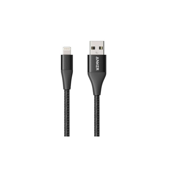 Cable USB-A Vers Lightning Anker 0,9M - Noir