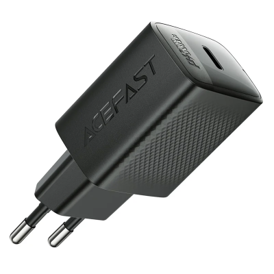 Adaptateur de charge rapide ACEFAST A104 PD 25 W, port unique, USB-C, prise UE
